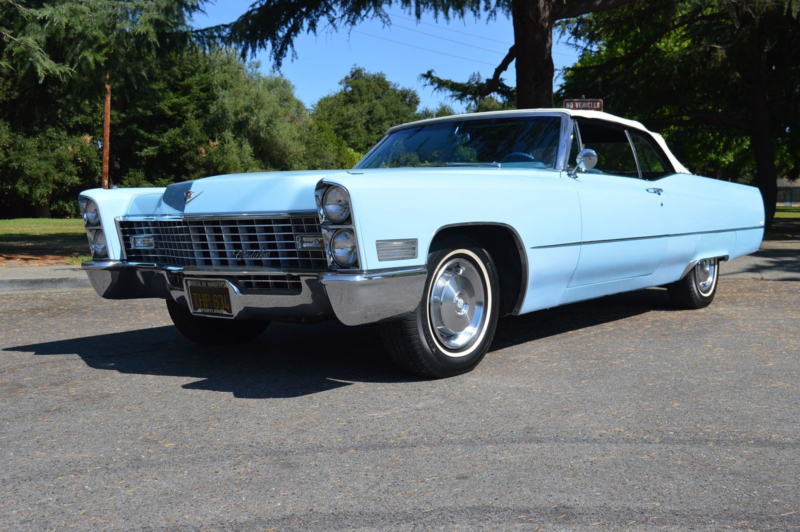 Pre Owned 1967 Cadillac Deville Convertible Venetian Blue